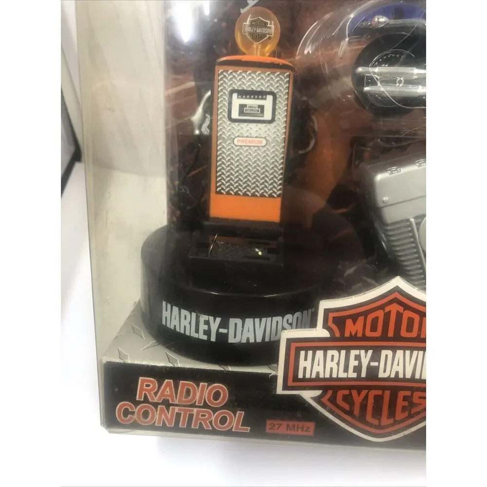 2003 Planet Toys Harley Davidson Radio Control Softail Deuce 27 MHz. Vtg. Read